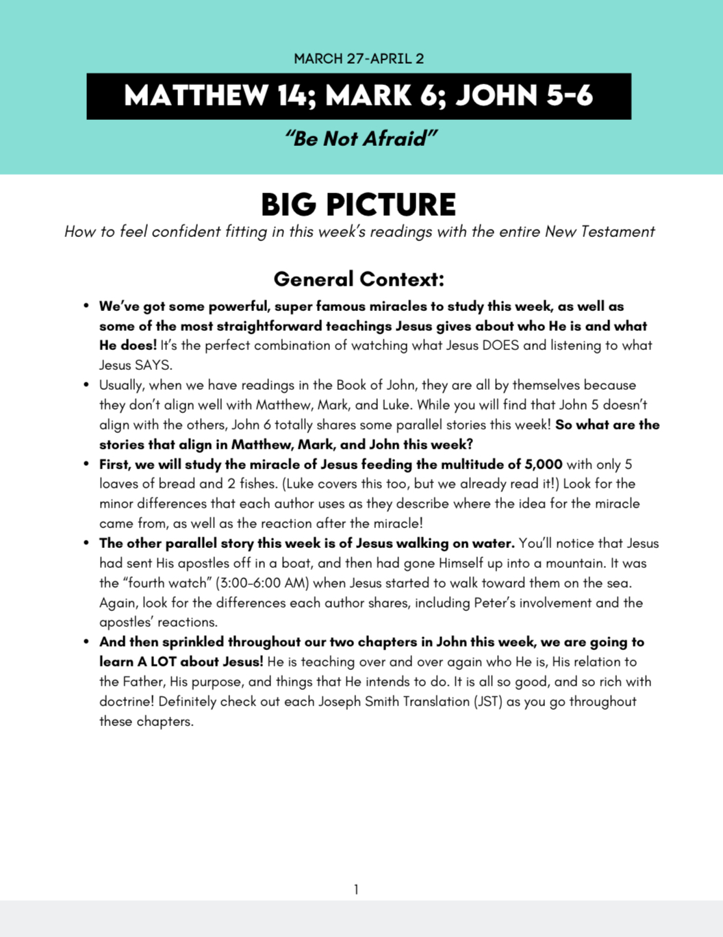 *New Testament (Q2 APR-JUN) Big Picture/Little Picture Study Guide *DIGITAL DOWNLOAD* - Image 7