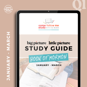 book of mormon (q1 jan-mar) big picture/little picture study guide *digital download*