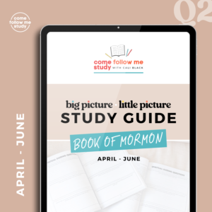 book of mormon (q2 apr-jun) big picture/little picture study guide *digital download*