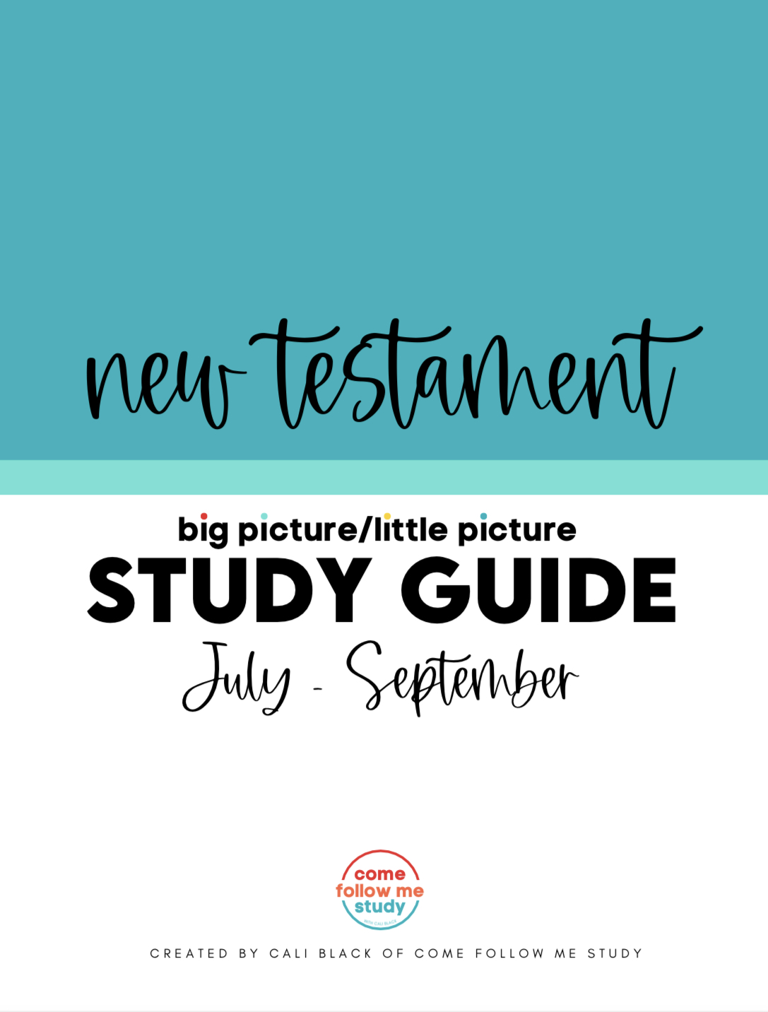 *new testament (q3 jly-sep) big picture/little picture study guide *digital download* - Image 2