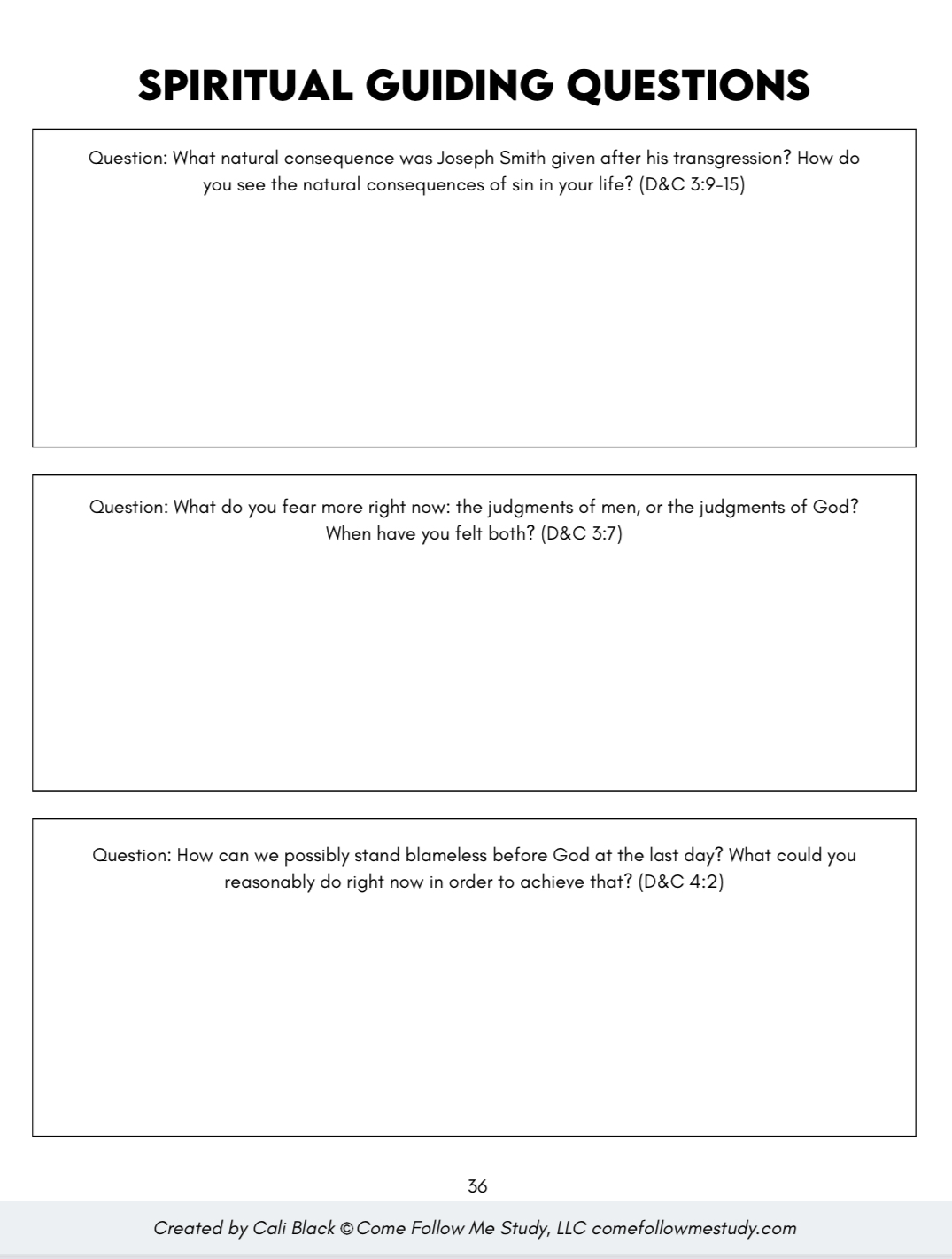 doctrine & covenants (q1 jan-mar) big picture/little picture study guide *digital download* - Image 8