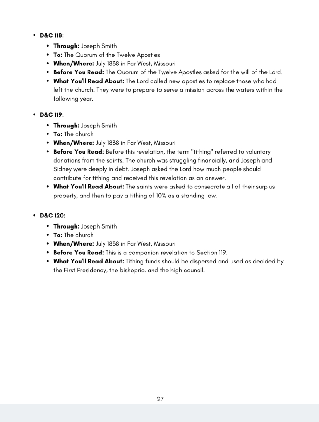 doctrine & covenants (q4 oct-dec) big picture/little picture study guide *digital download* - Image 7